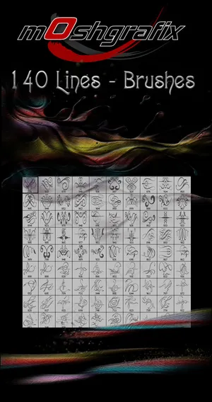 140款优雅线条、花纹、丝线等精品...