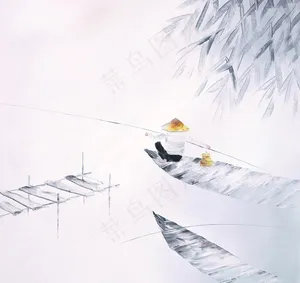 油画水墨图片