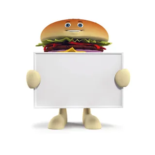 汉堡3d小人图片