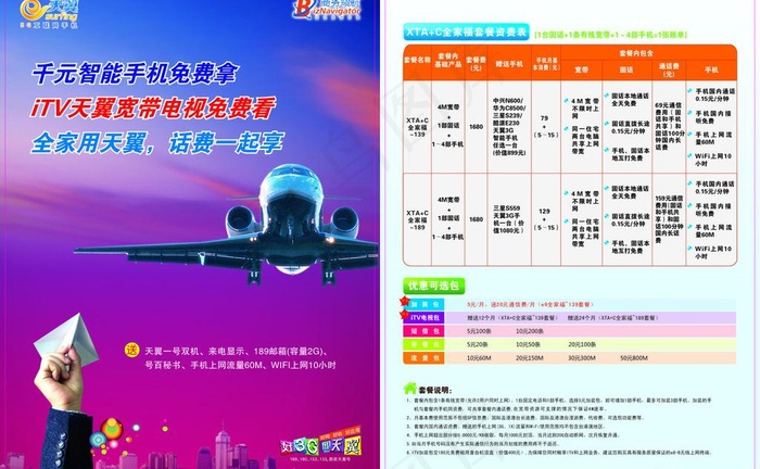 电信展板图片cdr矢量模版下载