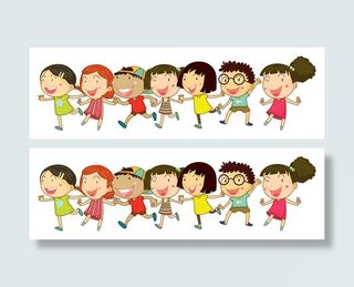 卡通儿童小朋友