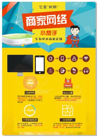 网络商家路由器宣传单