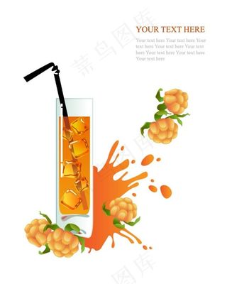 鸡尾酒矢量素材