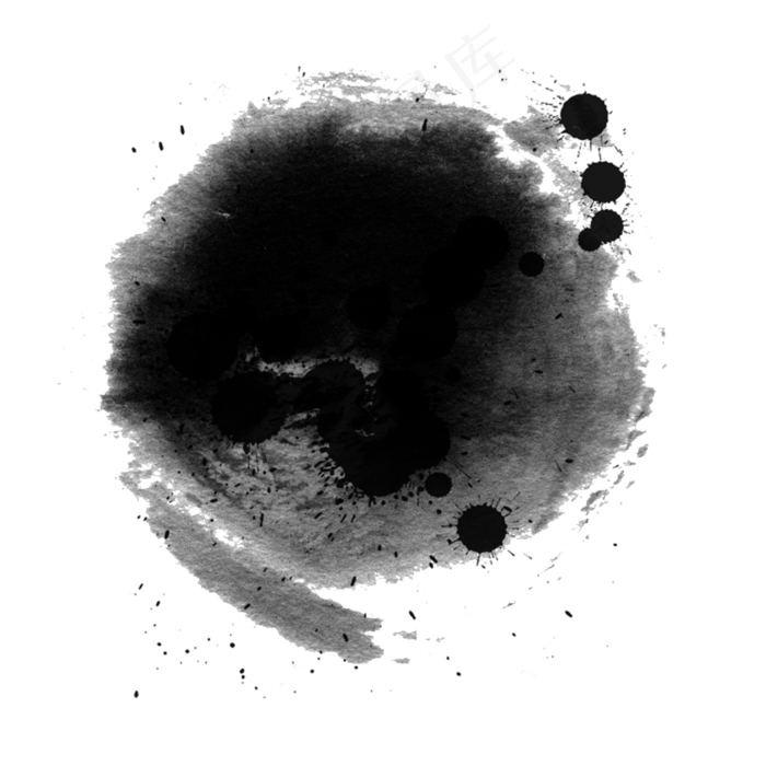 墨迹水墨笔刷古风笔墨效果