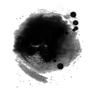 墨迹水墨笔刷古风笔墨效果