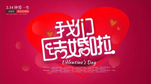 我们结婚啦海报