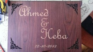 激光切割的木箱