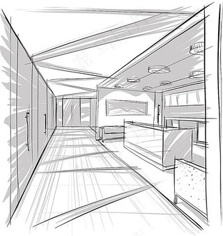 手绘室内装饰效果