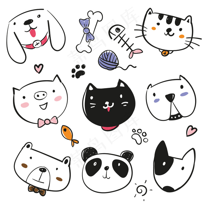 熊猫矢量设计