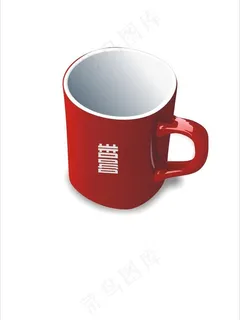 矢量红色咖啡杯图图片 矢量红色咖啡杯图图片