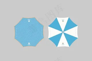 雨伞设计模板