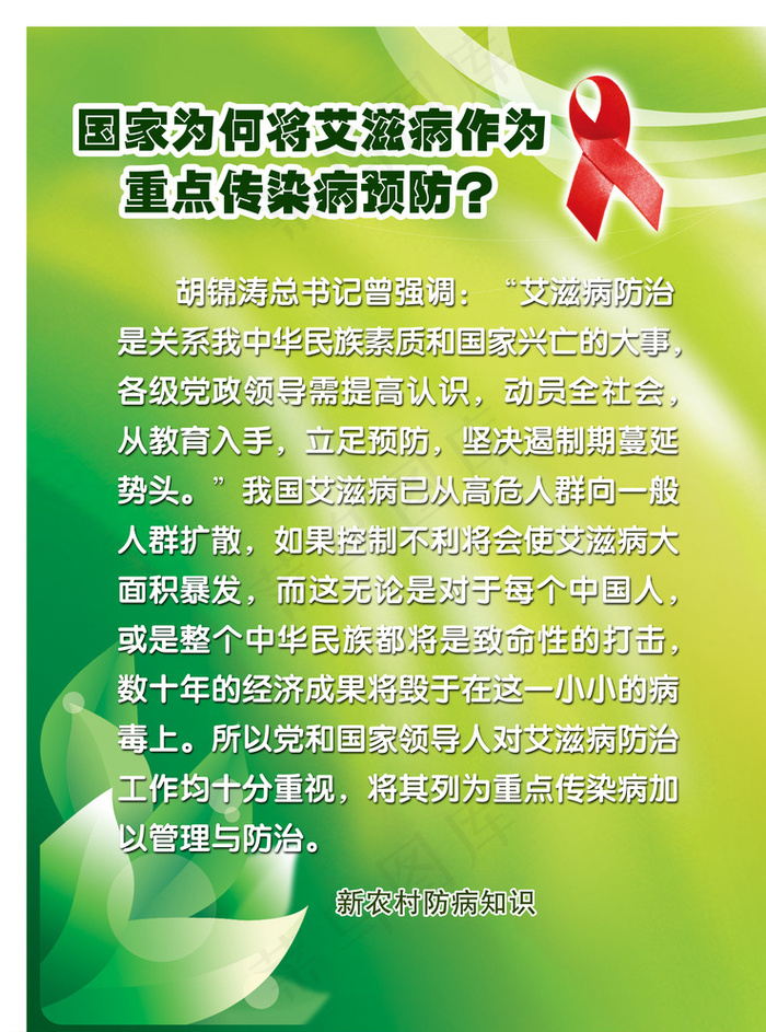 艾滋病展板图片