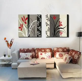 现代个性花草装饰画 现代个性花草装饰画