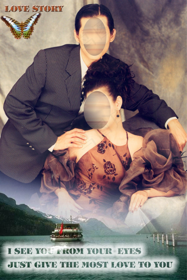 婚纱相册模版竖版(3000X4500(DPI:250))psd模版下载