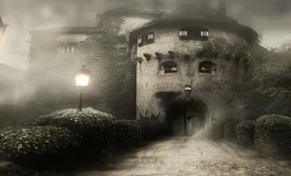 雾气古堡视频素材