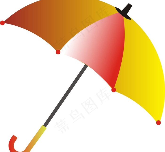 雨伞图片cdr矢量模版下载