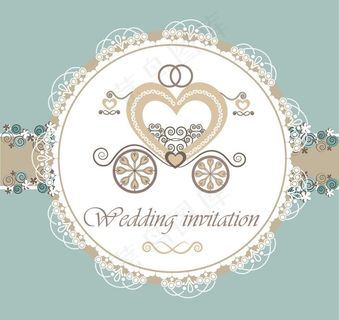 婚礼邀请卡图片