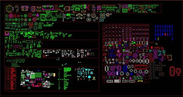 室内装修CAD图库