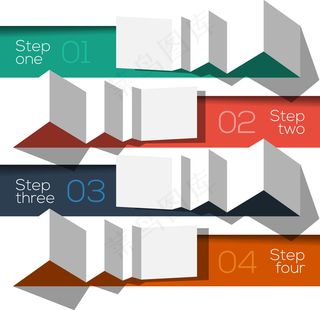 彩色背景框架横幅矢量图素材