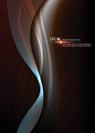 动感光线背景矢量素材