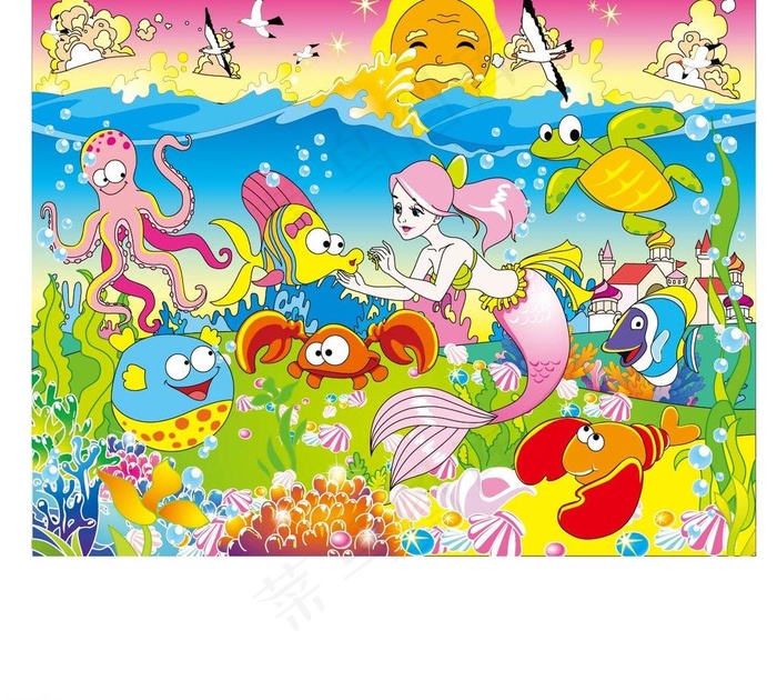 卡通 动物 人物图片