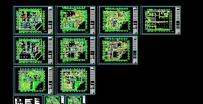 高层酒店宾馆空调暖通设计图