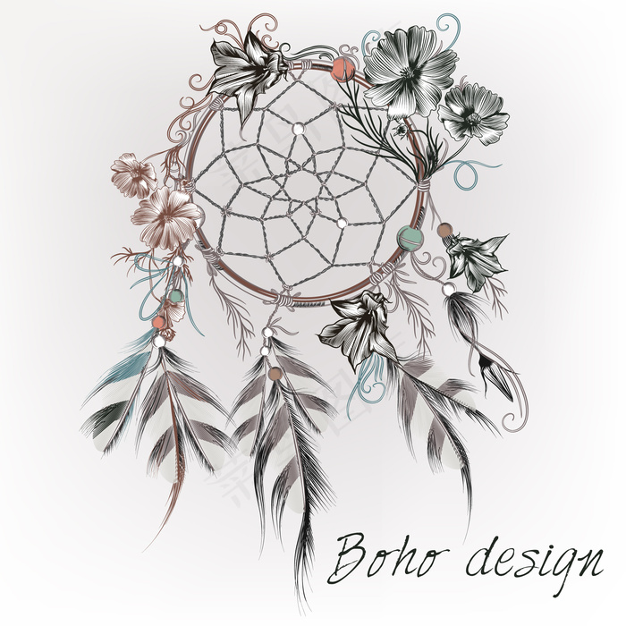 捕梦网背景设计