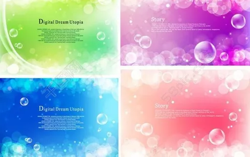 动感泡泡气泡梦幻背景图片 动感泡泡气泡梦幻背景图片