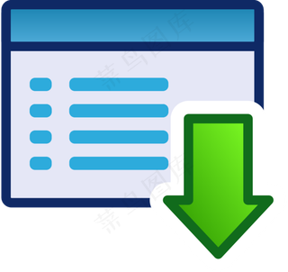 绿色菜单图标集