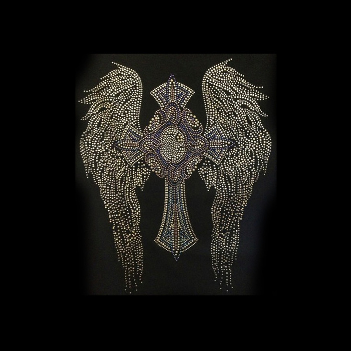 非矢量 烫钻 生活元素 十字架 翅...