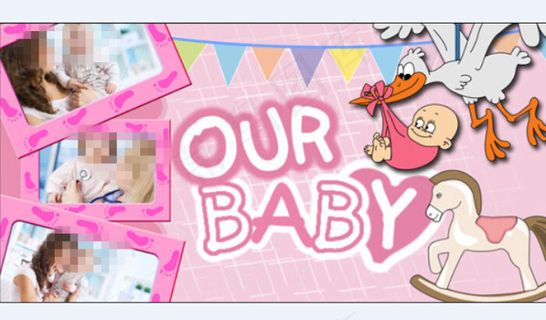 卡通孩子婴儿的照片展示专辑