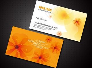 时尚名片设计模板图片