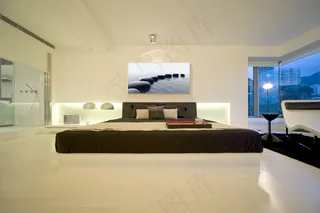 简约卧室效果图