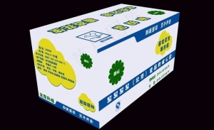食品公司纸箱包装（展开图）图片