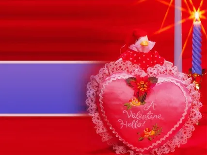 喜庆心形七夕情人节PPT模板