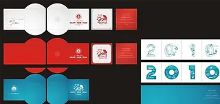 新年贺卡明信片设计图片