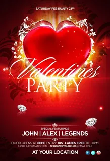 情人节求婚 海报