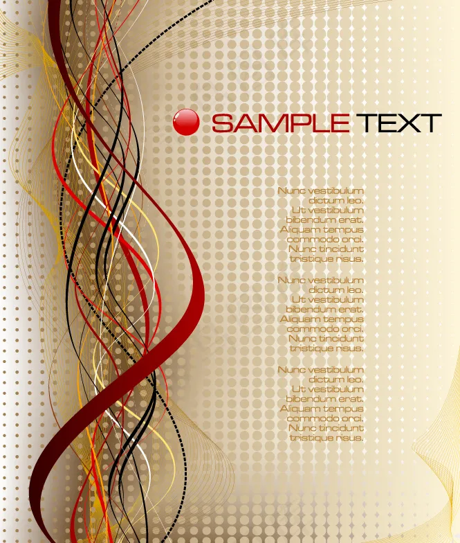 线条圆点背景ai矢量模版下载