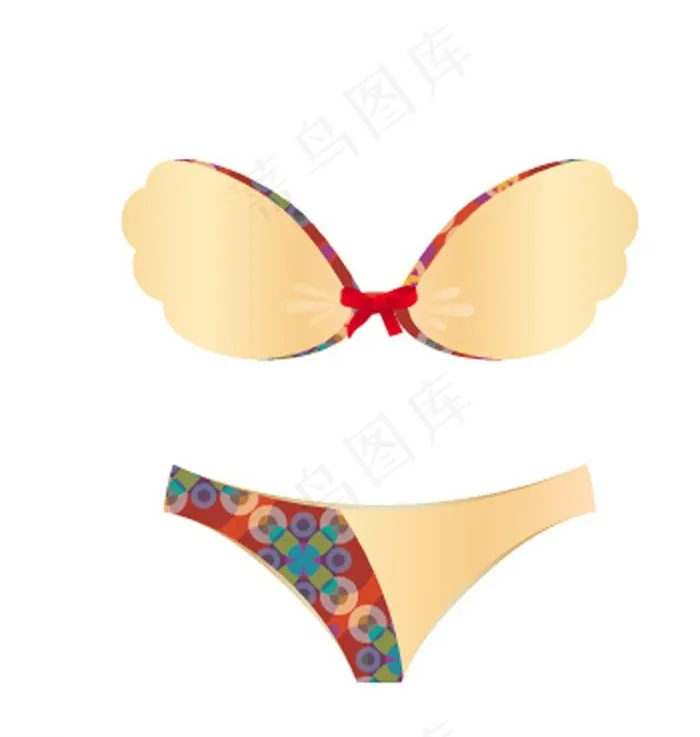 内衣图片eps,ai矢量模版下载