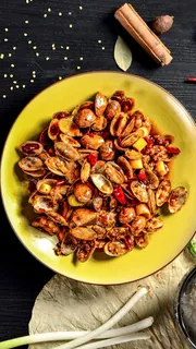 爆炒花贝高清摄影图片