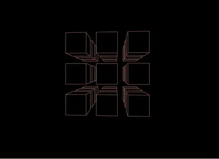 炫酷的三维魔方变色动态PPT模板