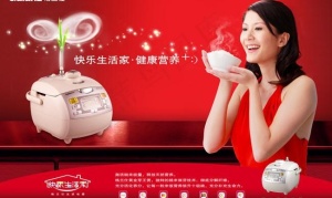 格兰仕电饭煲宣传广告psd素材