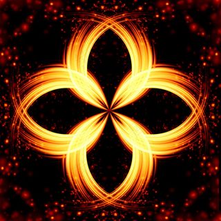 璀璨耀眼花朵背景高清图片素材