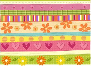 虚线花朵底纹背景矢量素材免费下载