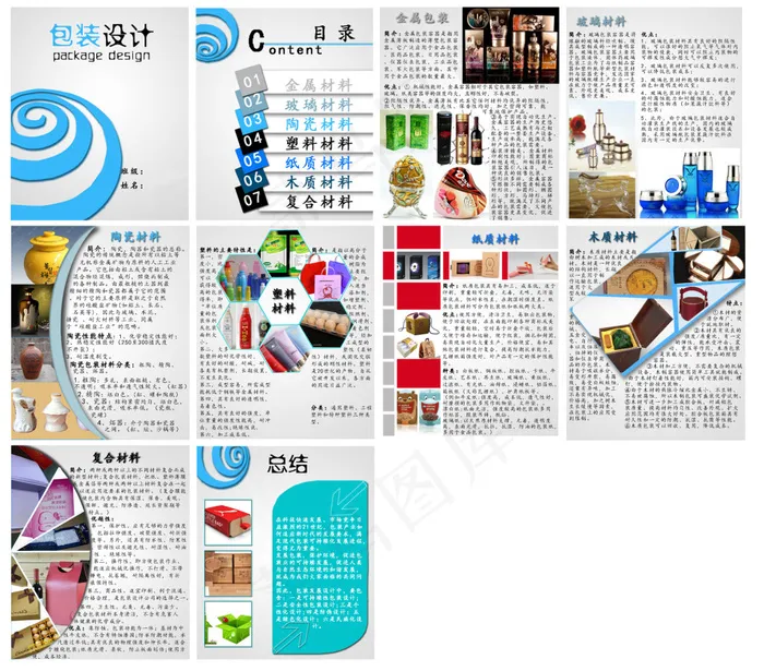 包装设计画册psd模版下载