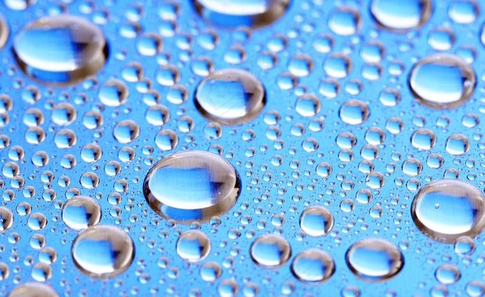 水珠 蓝色水珠图片