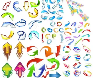 箭头标志汇总图片