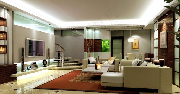 电视背景墙装修设计效果图 电视背景墙装修设计效果图