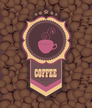 咖啡豆背景图片