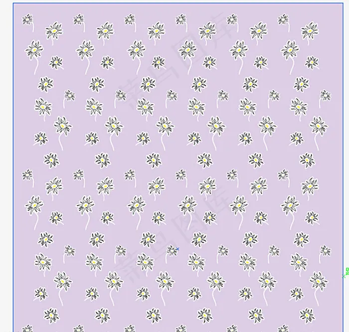 小碎花图片ai矢量模版下载